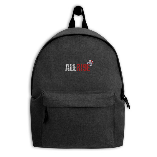 ALL RISE Embroidered Backpack