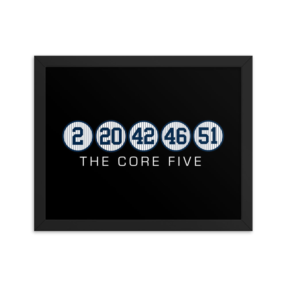 Core Five Framed poster
