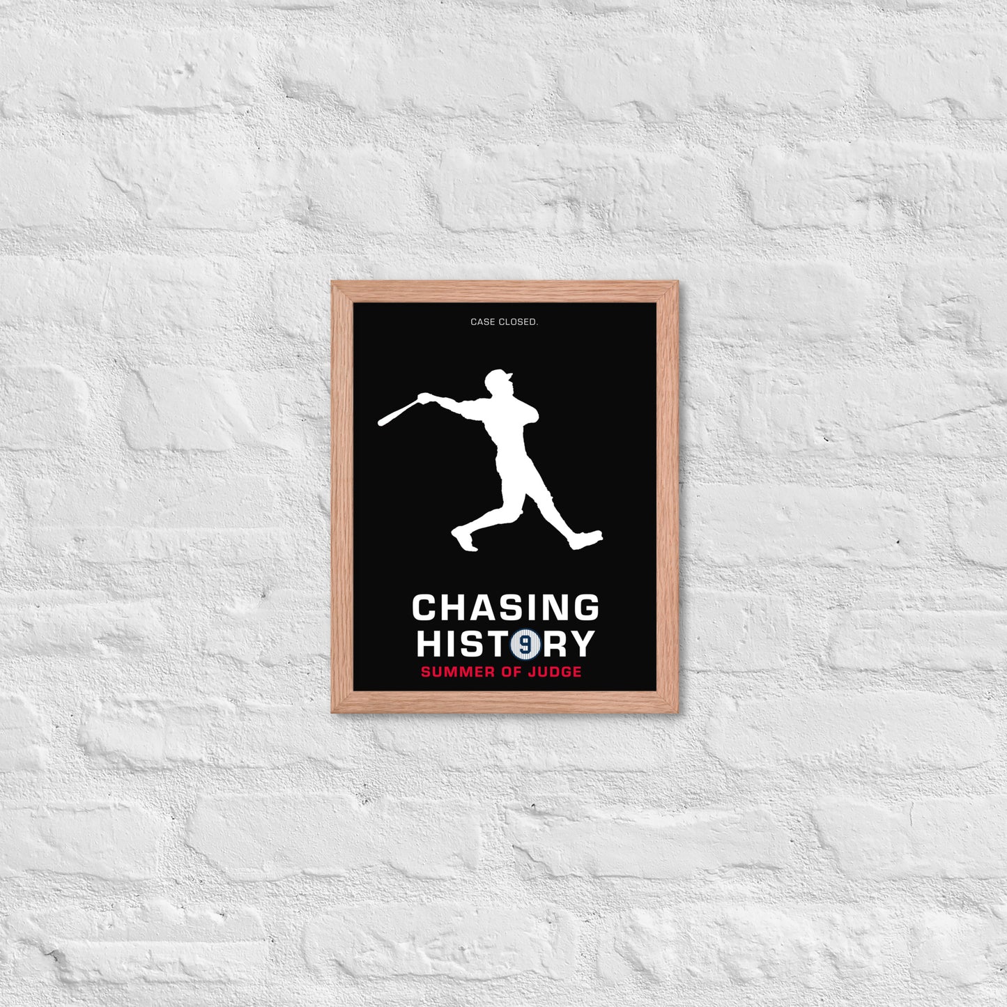 Chasing History Framed Movie poster