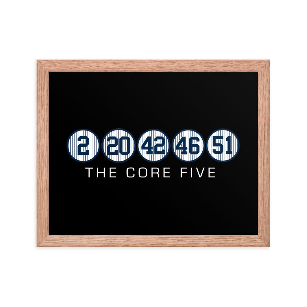 Core Five Framed poster