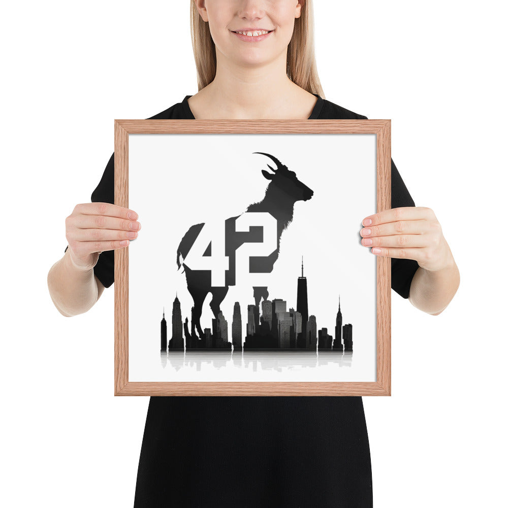 42 The Goat Framed poster