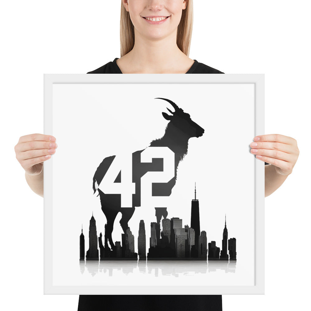 42 The Goat Framed poster