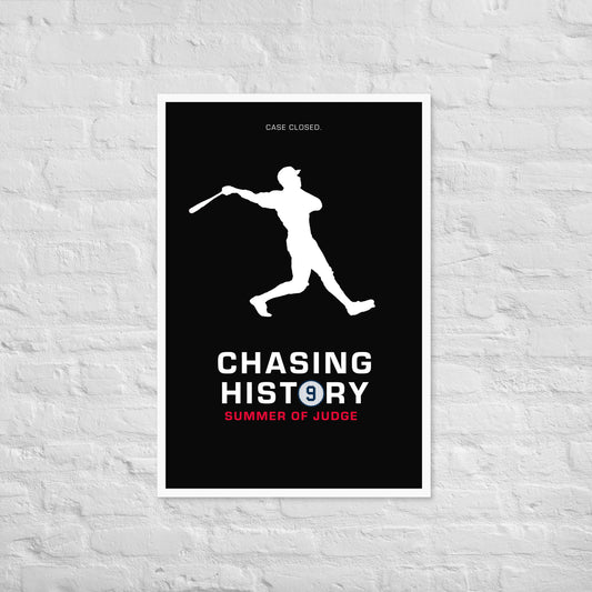 Chasing History Framed Movie poster