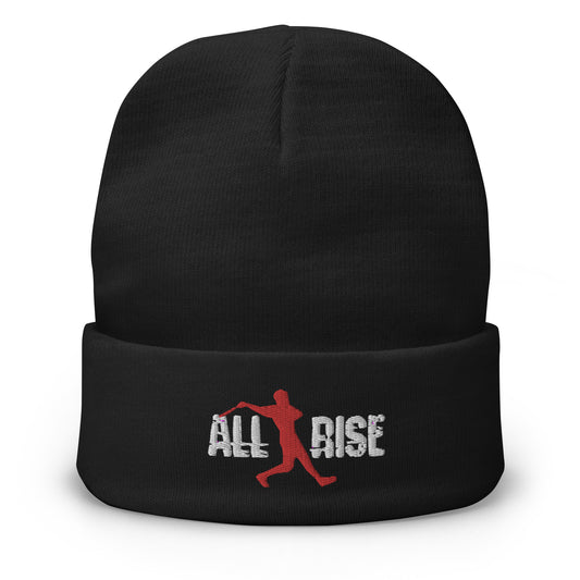 All Rise Embroidered Beanie style 2