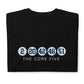 Core Five with Numbers and Text Short-Sleeve Unisex T-Shirt