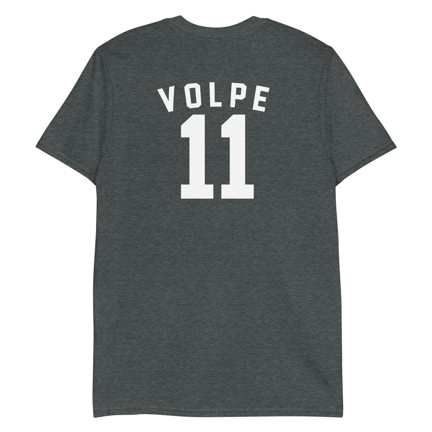 Anthony Volpe silhouette with number 11 on back - Short-Sleeve Unisex T-Shirt