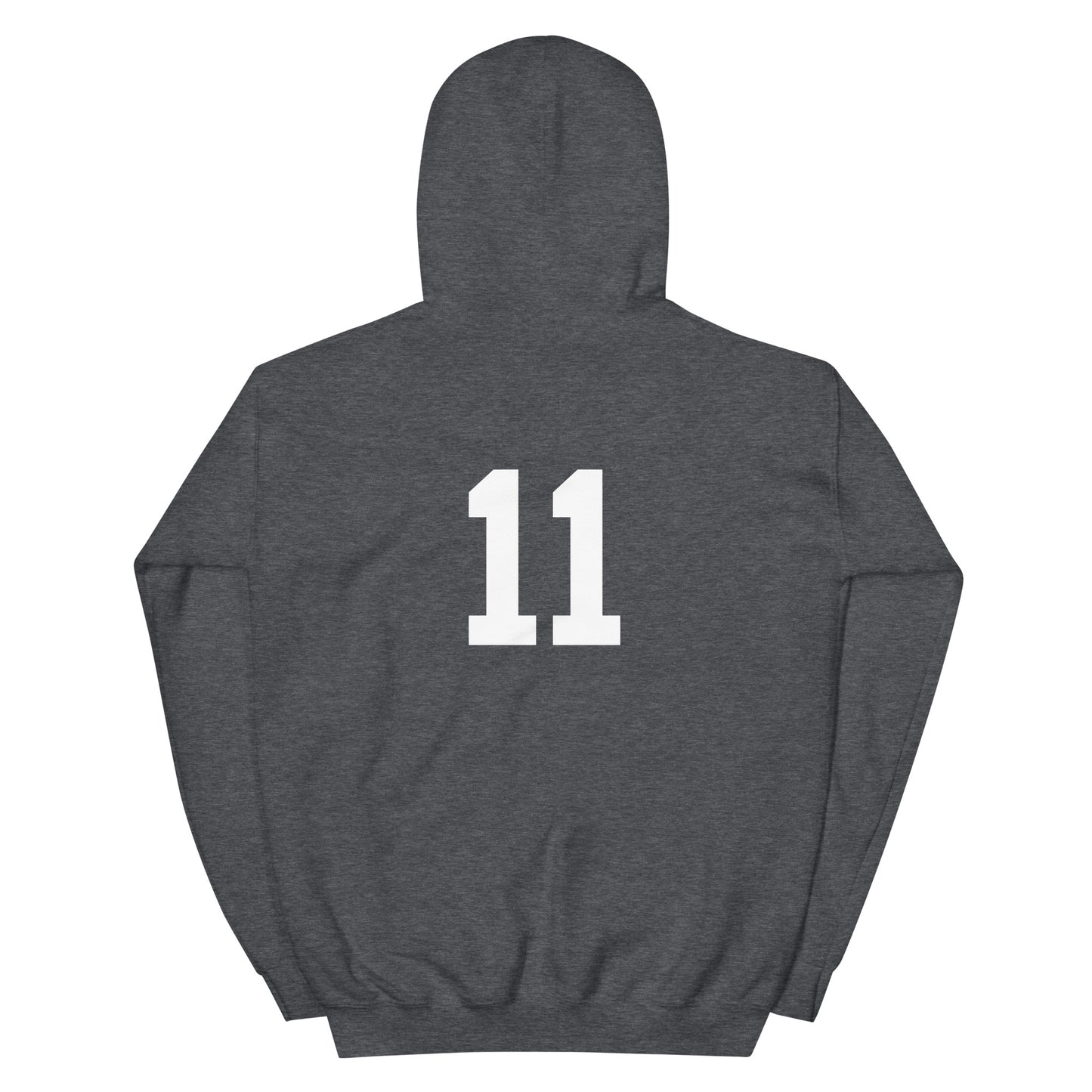 Volpe Silhouette with Number 11 Unisex Hoodie
